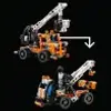 Two LEGO Technic vehicles are shown, with an arrow indicating a transformation or connection between them. Anteprima dell’immagine prodotto