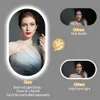 A comparison of lighting effects on a woman's portrait, highlighting different illumination methods. Podgląd zdjęcia produktu