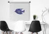 MuchoWow® Wandteppich Wandbehang Fisch - Lila - Pastell Produktbild-Vorschau 3