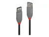 LINDY USB 2.0 Verlängerung Typ A/A Anthra Line M/F 1m Produktbild-Vorschau 1