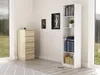 Libreria stretta RAUNO - 50 cm, bianco Anteprima dell’immagine prodotto 5