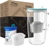 A water filter pitcher and its packaging are displayed together. Náhled obrázku produktu