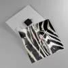 Wanduhr - Quadrat - Glasuhr - Zebra Streifen Tierwelt Produktbild-Vorschau 2