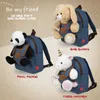 Backpack Denim Tiara Unicorn 2.7 Liter Blue/Brown Produktbild-Vorschau 7