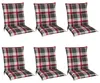 Beautissu 6er Set Sunny RK Niedriglehner Auflagen 100x50 cm Produktbild-Vorschau 1