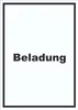 Beladung Schild mit Text Transport Fracht hochkant A3 Produktbild-Vorschau 1