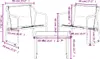 vidaXL 3-tlg. Garten-Lounge-Set mit Kissen Anthrazit Stahl Produktbild-Vorschau 7