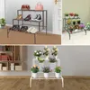 Pflanzenständer - 3-stöckiges Metall-Blumenregal - Produktbild-Vorschau 5