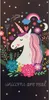 Duschtuch Badetuch Handtuch Strandtuch Einhorn Unicorn 70 x Produktbild-Vorschau 1