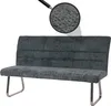A close-up view of a bench with a magnified section showing the fabric texture. Produktbild-Vorschau