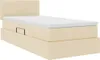 Aufbewahrungsbett mit Matratze Creme 100 x 200 cm Produktbild-Vorschau 5