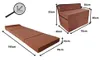 A diagram showing a folded and unfolded mattress with dimensions. Náhľad obrázku produktu