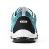 The back view of a blue safety shoe. Produktbild-Vorschau