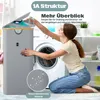 KESSER® Wäschekorb mit Deckel faltbar Wäschebox Wäschetruhe Produktbild-Vorschau 4