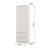 Regal MAJA 60 cm 1D2S KASCHMIR Türen Schubladen Regalböden Produktbild-Vorschau 3