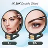 Zrkadlo - 20x zväčšujúce zrkadlo - Ručné zrkadlo s Náhľad obrázku produktu 3