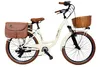 E-bike Venere Dolce Vita 26" con cestino e borse - Beige Anteprima dell’immagine prodotto 1