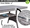 Polyrattan Garten Sitzgruppe DELIGHT-7  grau/anthrazit Produktbild-Vorschau 8