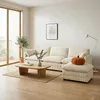 Divano ad angolo BEALIFE 240x76x91 cm con pouf | Divano a 3 Anteprima dell’immagine prodotto 2