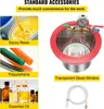 SucceBuy 1,5 galonu 3CFM 1/4HP vakuová komora, vývěva Náhled obrázku produktu 6