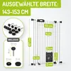 BOMI® Tierschutzgitter Merle mit Katzenklappe 73-161 cm Produktbild-Vorschau 2