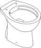 A line drawing of a toilet bowl. Náhľad obrázku produktu