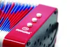 Rotes Akkordeon-Musikinstrument, Svoora Produktbild-Vorschau 5
