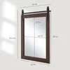 A mirror with dimensions indicated by measurement lines and text. Podgląd zdjęcia produktu