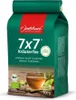 A product shot of a bag of P. Jentschura 7x7 KräuterTee with a cup of tea in the foreground. Produktbild-Vorschau