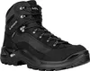 A black hiking boot is shown against a white background. Produktbild-Vorschau