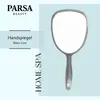 PARSA Beauty – Zrkadlo na ruky, antracitová farba, stabilné Náhľad obrázku produktu 2