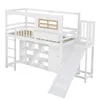 Kinderzimmer Etagenbett mit Rutsche, Schrank, Regalen, Produktbild-Vorschau 24