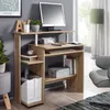 WOHNLING Computertisch Sonoma 94x90,5x48,5 cm Laptop Tisch Produktbild-Vorschau 11