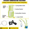 Diagram and components of a condensation treatment system. Náhled obrázku produktu