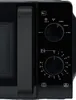 Close-up of the control panel of a black microwave oven. Podgląd zdjęcia produktu