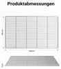 Griglia per barbecue in acciaio inox quadrata 60 x 40 cm Anteprima dell’immagine prodotto 5
