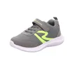 Sneakers Jungen-Sneaker-Slipper-Klettschuh Grau-Gelb, Produktbild-Vorschau 2