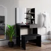 Sitzbank Vicco  Schwarz 70 cm für Schminktisch, Model 28641 Produktbild-Vorschau 4
