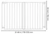 SucceBuy bezpečnostní zábrana na schody, šířka 778–1210 mm, Náhled obrázku produktu 8