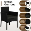 Yaheetech Polyrattan Sitzgruppe 4er Gartenmöbel Set inkl. Produktbild-Vorschau 6