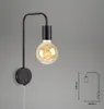 Bettleuchte Nachttischlampe Retro 1xE27 25 W schwarz matt Produktbild-Vorschau 5