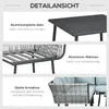 Outsunny 4 tlg. Rattan Gartenmöbel-Set, Sitzgarnitur mit Produktbild-Vorschau 6