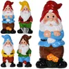 Vilde Gartenzwerg Dekofigur Gartenfigur Gartendekoration 20 Produktbild-Vorschau 1
