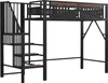 Metalowe łóżko na poddaszu Sweiko 90 x 200 cm, Unikalna Podgląd zdjęcia produktu 14