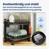 Heikoeco® Küchengeschirrabtropfgestell, Multifunktionales Produktbild-Vorschau 6