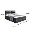 ALTDECOR Boxspringbett mit H3 Matratze und Topper - 180 x Produktbild-Vorschau 6