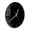DEQORI Glasuhr Ø30 cm Modern 'Schwarz' Wanduhr Glas Uhr Produktbild-Vorschau 2