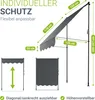 Juskys Klemmmarkise Kapstadt 150x120 cm - Höhenverstellbar, Produktbild-Vorschau 6