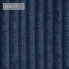 A close-up of dark blue corduroy fabric with vertical ribs. Produktbild-Vorschau