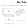 DeerValley Küchenspüle Keramik(60,5x40,8x20cm) – Farmhouse Produktbild-Vorschau 6